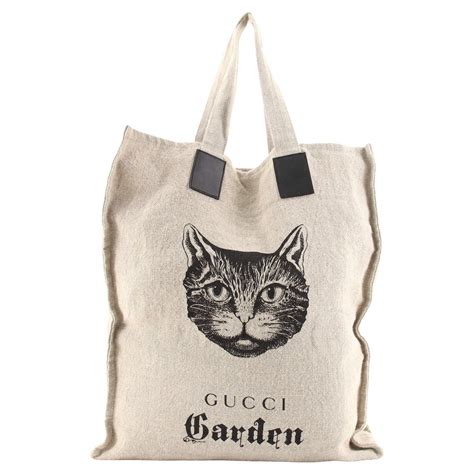 gucci garden tote bag cat|gucci cat carrier knock offs.